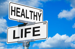 Healthy Life Street Signs 