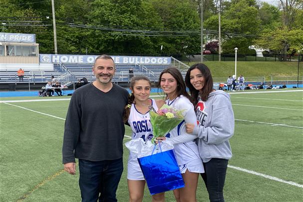 Senior Athlete and Family