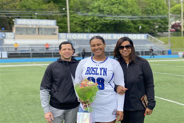 Senior Athlete and Family
