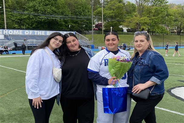 Senior Athlete and Family