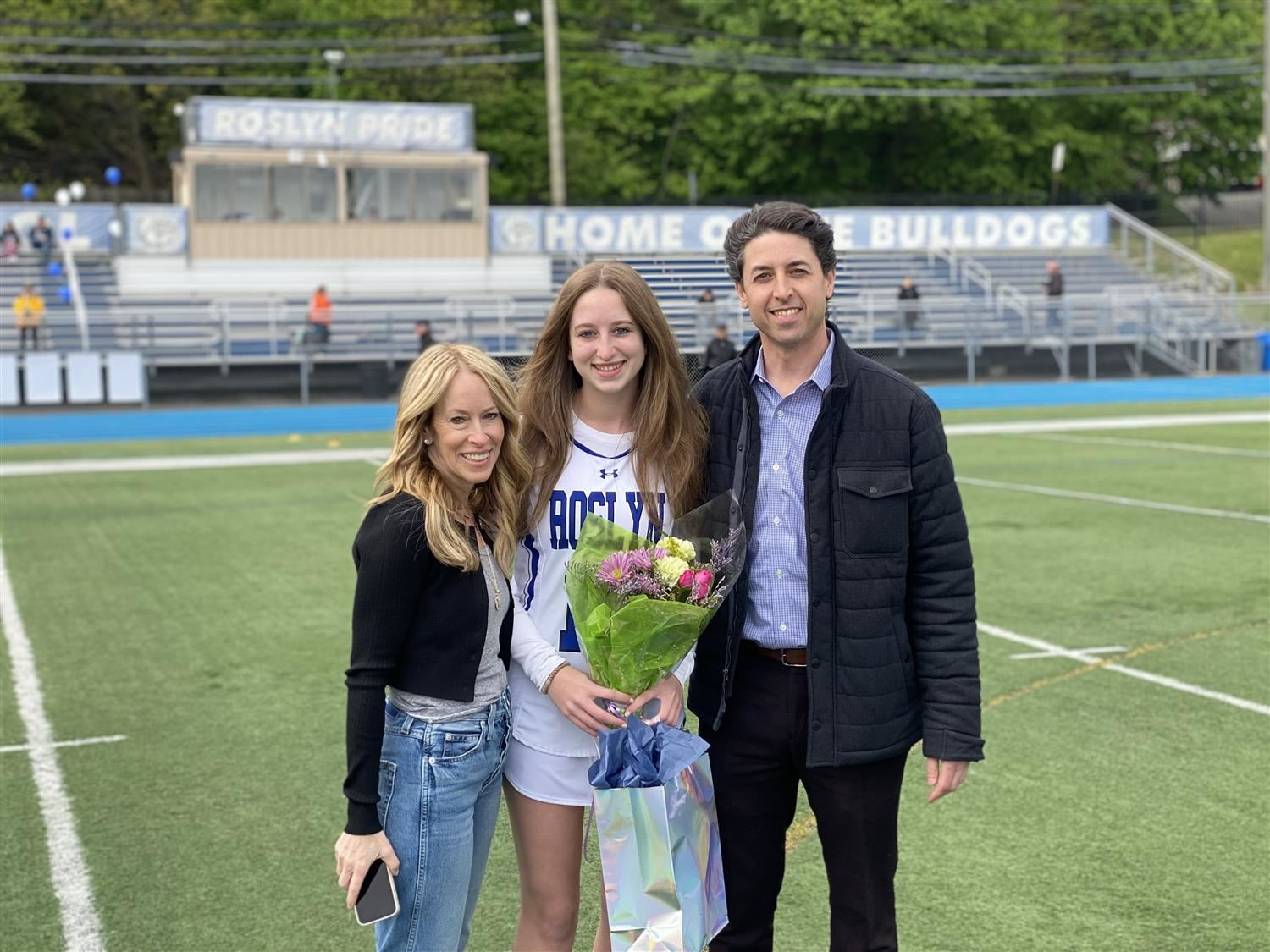 Senior Athlete and Family