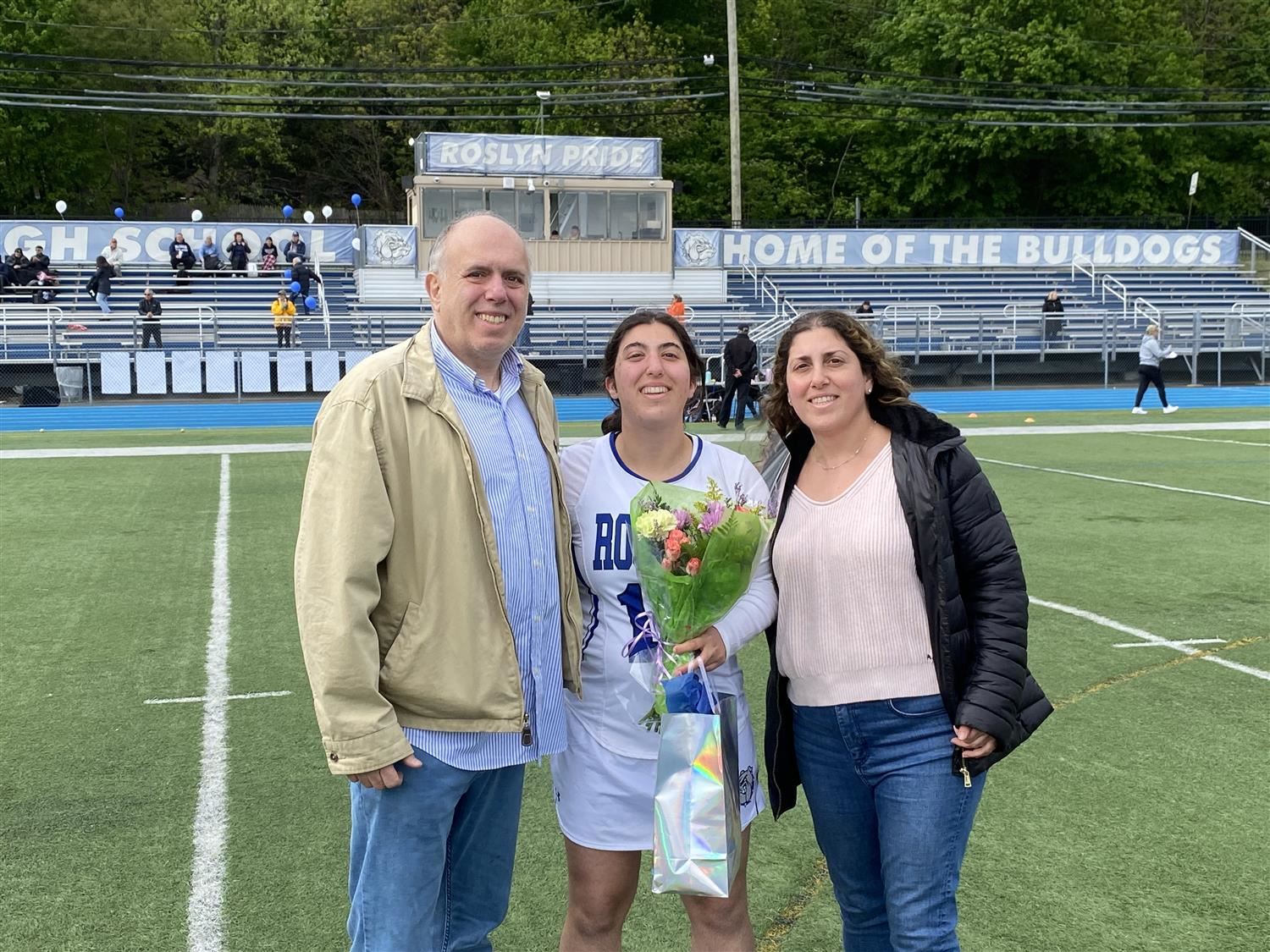 Senior Athlete and Family