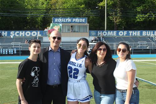Senior Athlete and Family 