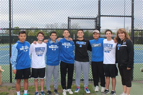 Senior Tennis Players and Coach 