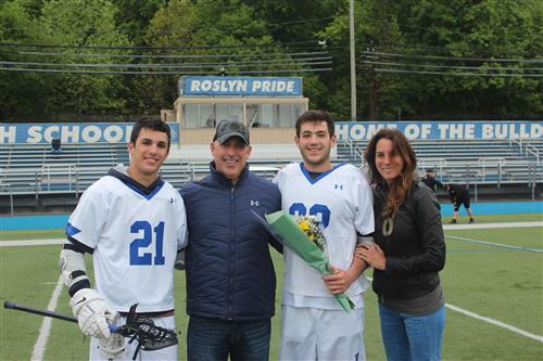 Senior Athlete and Family 
