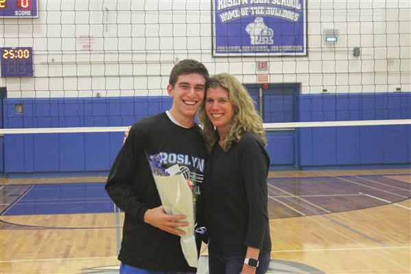 Varsity Boys Volleyball Player and Family 