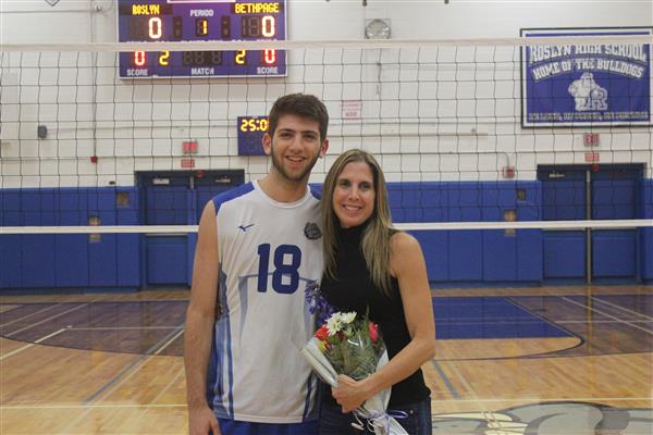 Varsity Boys Volleyball Player and Family 