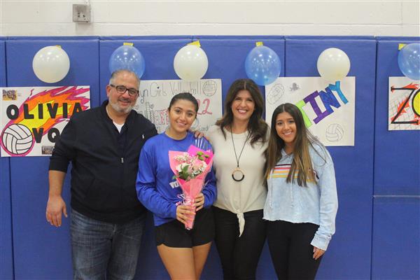 Senior Athlete and Family 