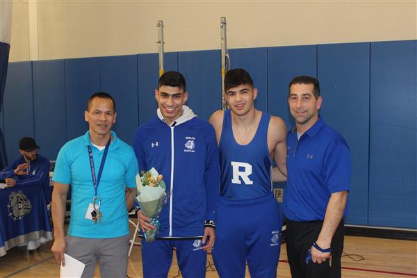 Wrestlers and Coaches 