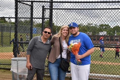 Senior Athlete and Family