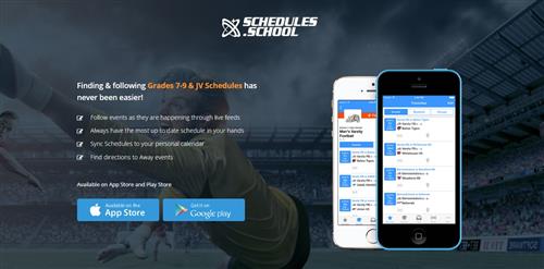 families and spectators can also sign up for schedule alerts when looking at the game schedules or practice schedules enter your email andor cell phone