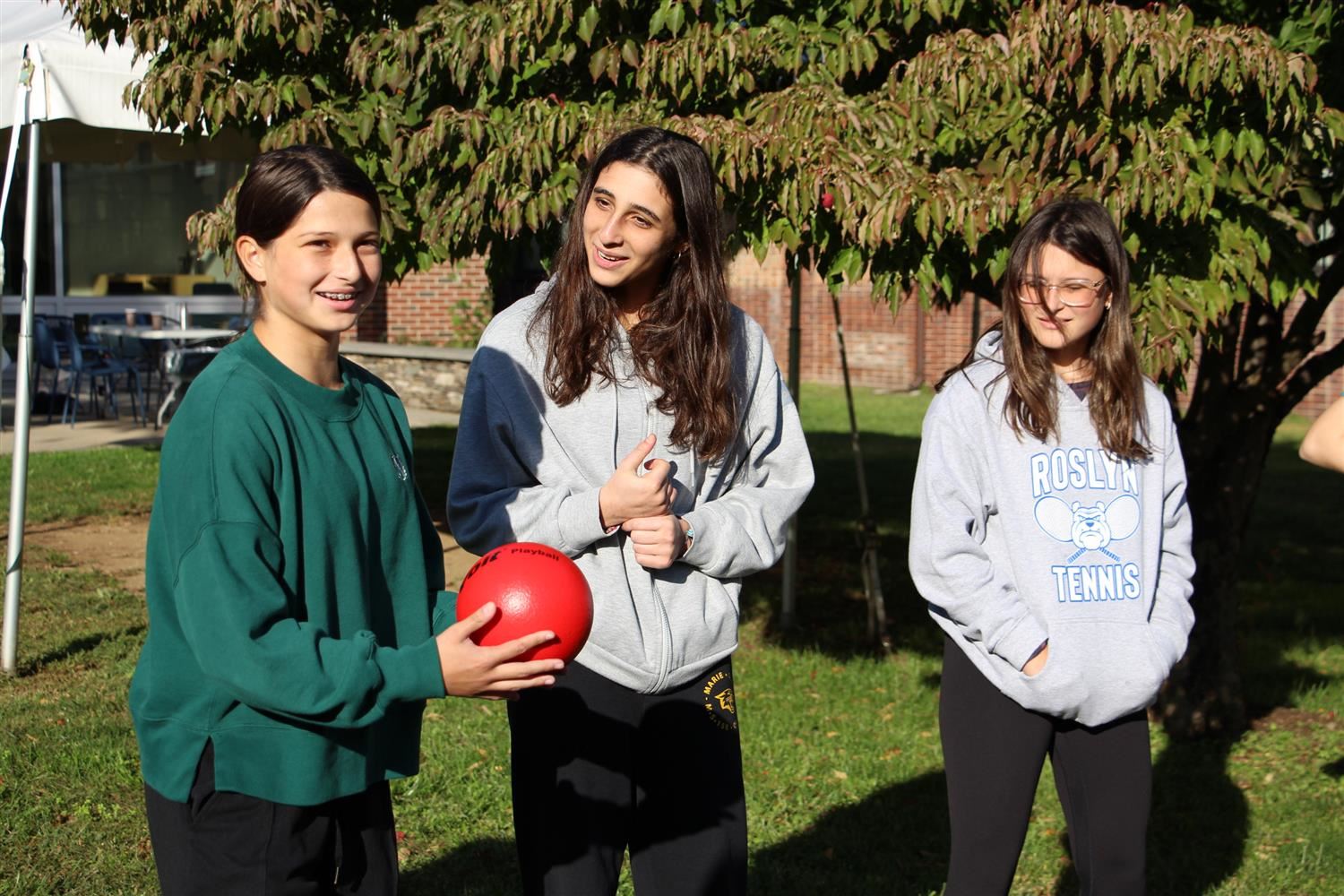 girl with ball