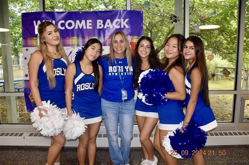 Michelle and cheerteam