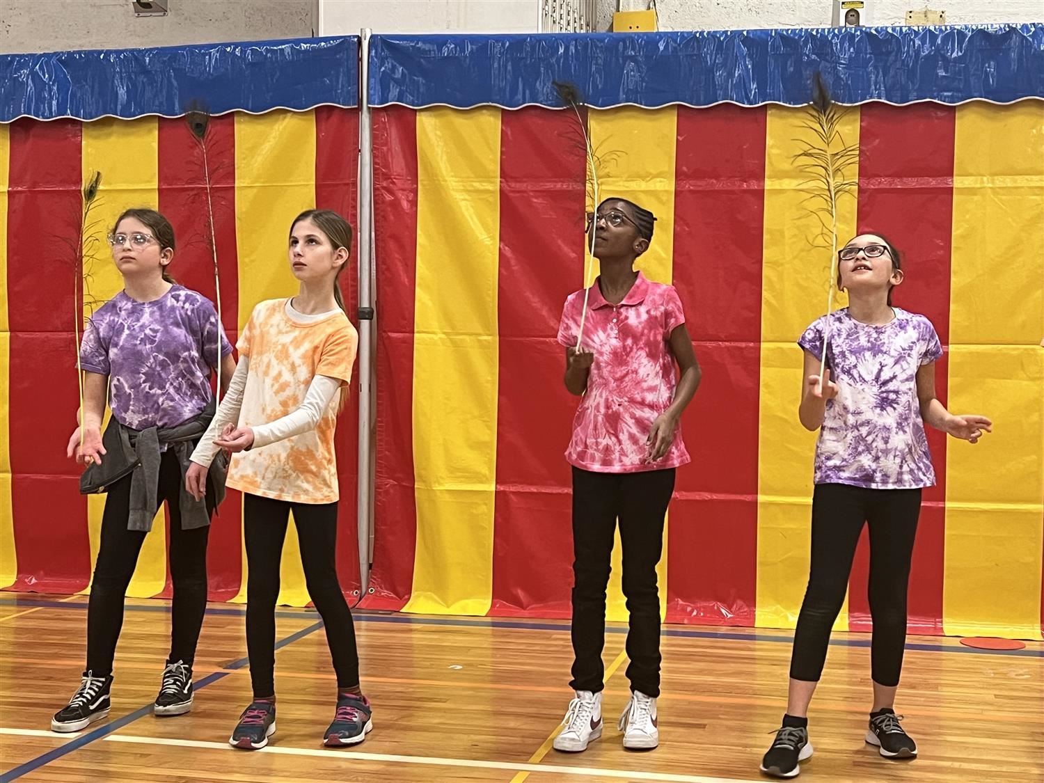 Student circus act