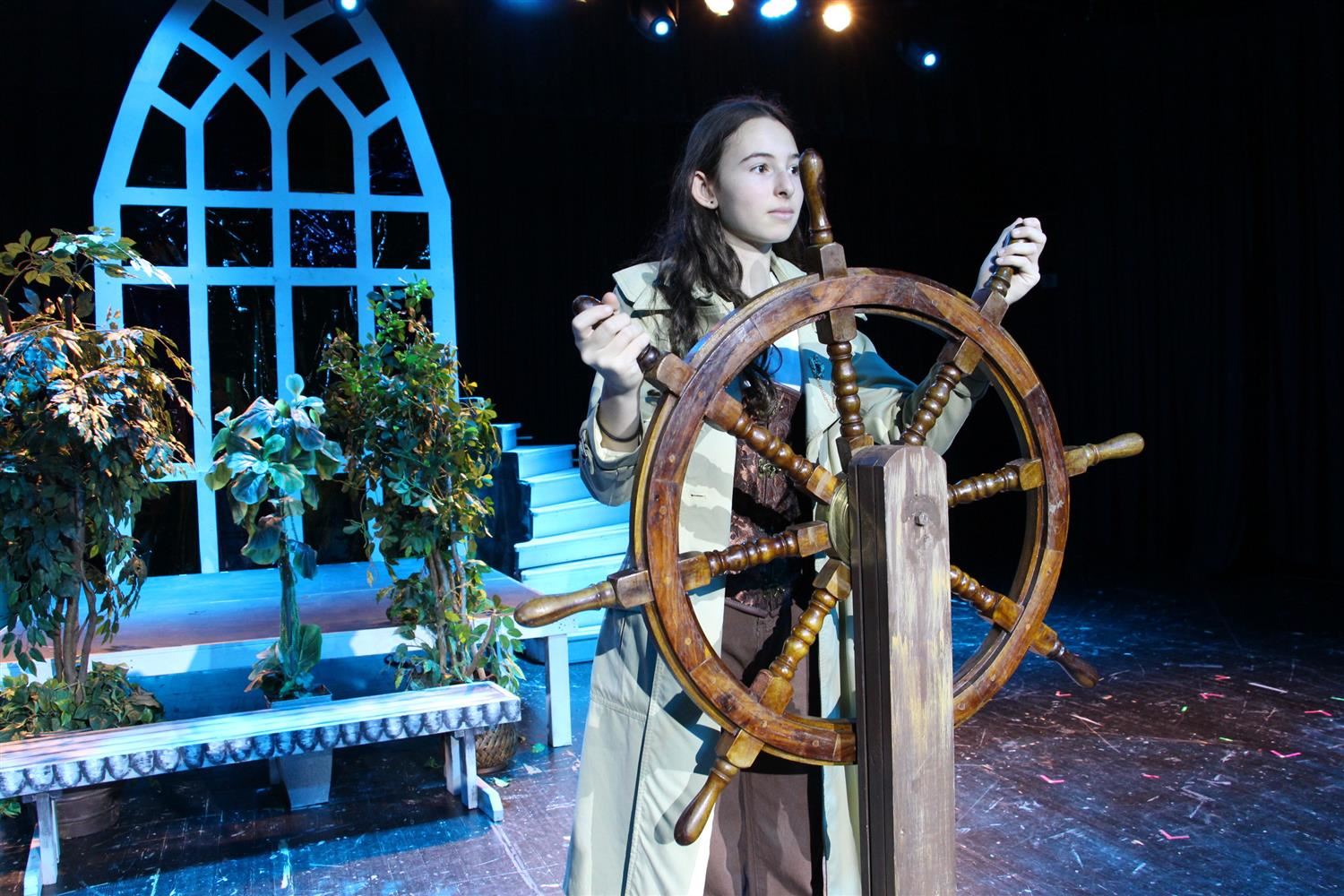 Production Still - girl at wheel