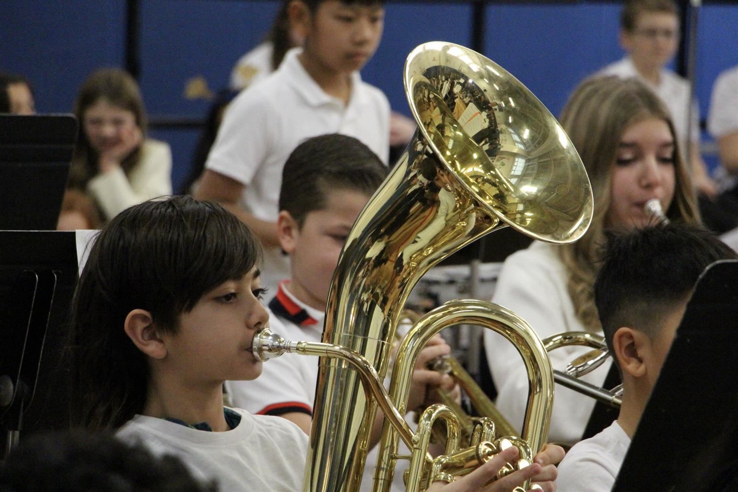 tuba player 