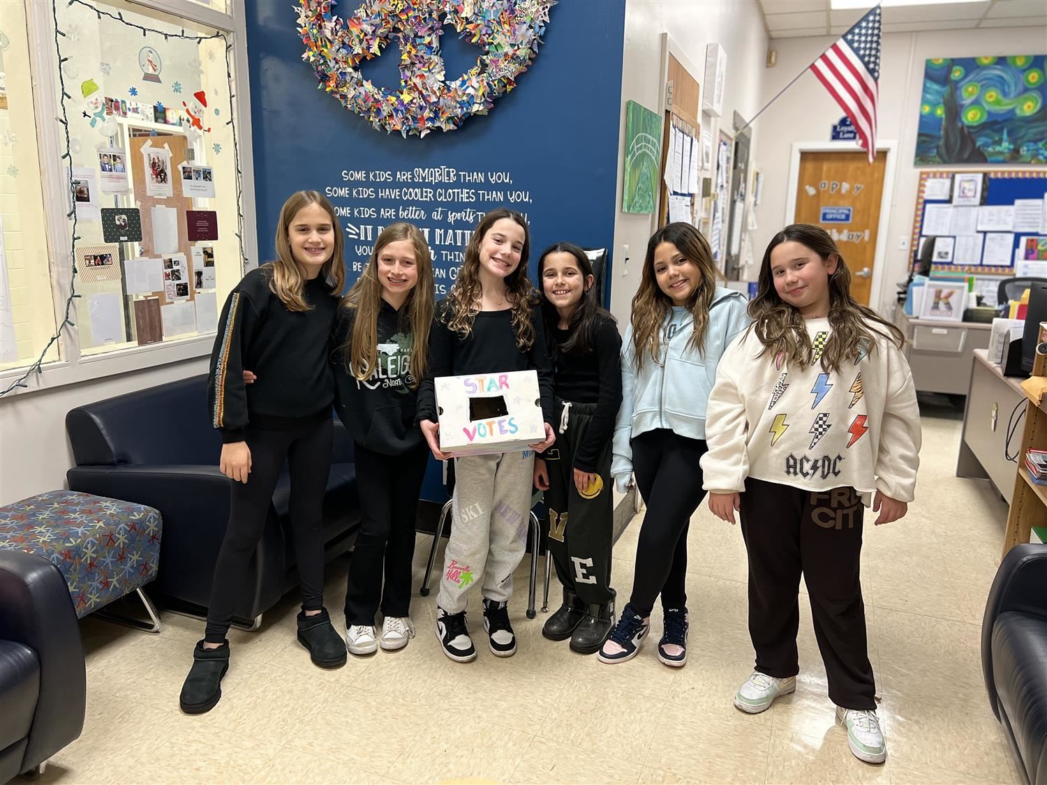  The fifth graders
