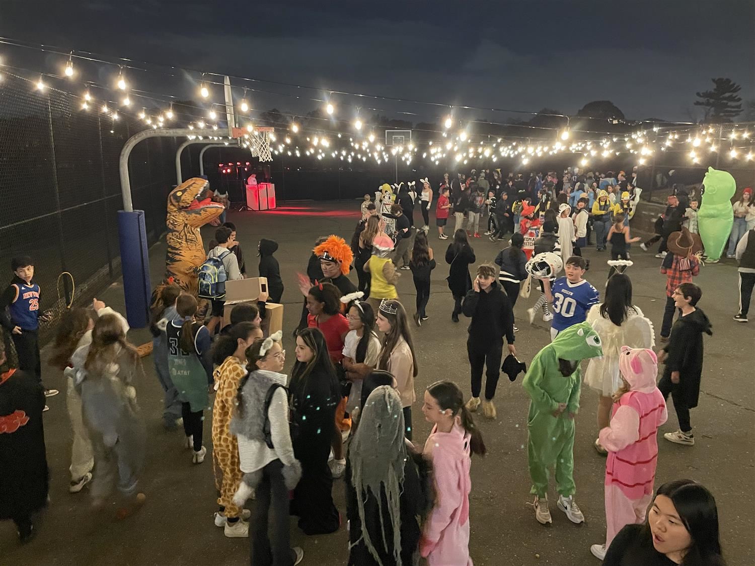 wide shot of dance