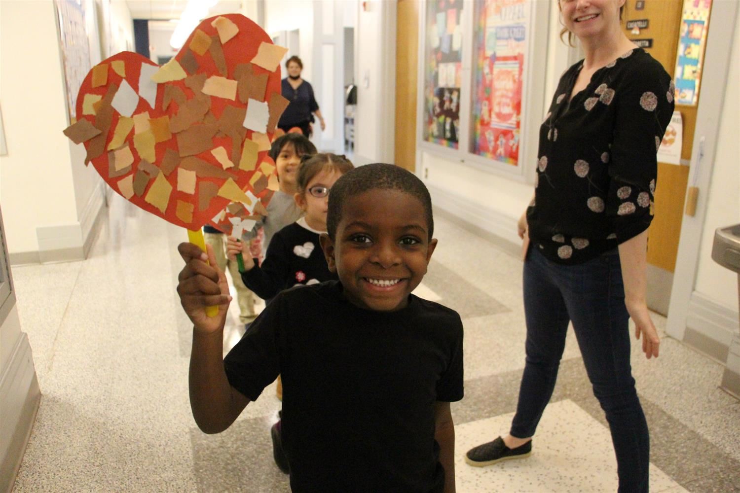 boy with heart