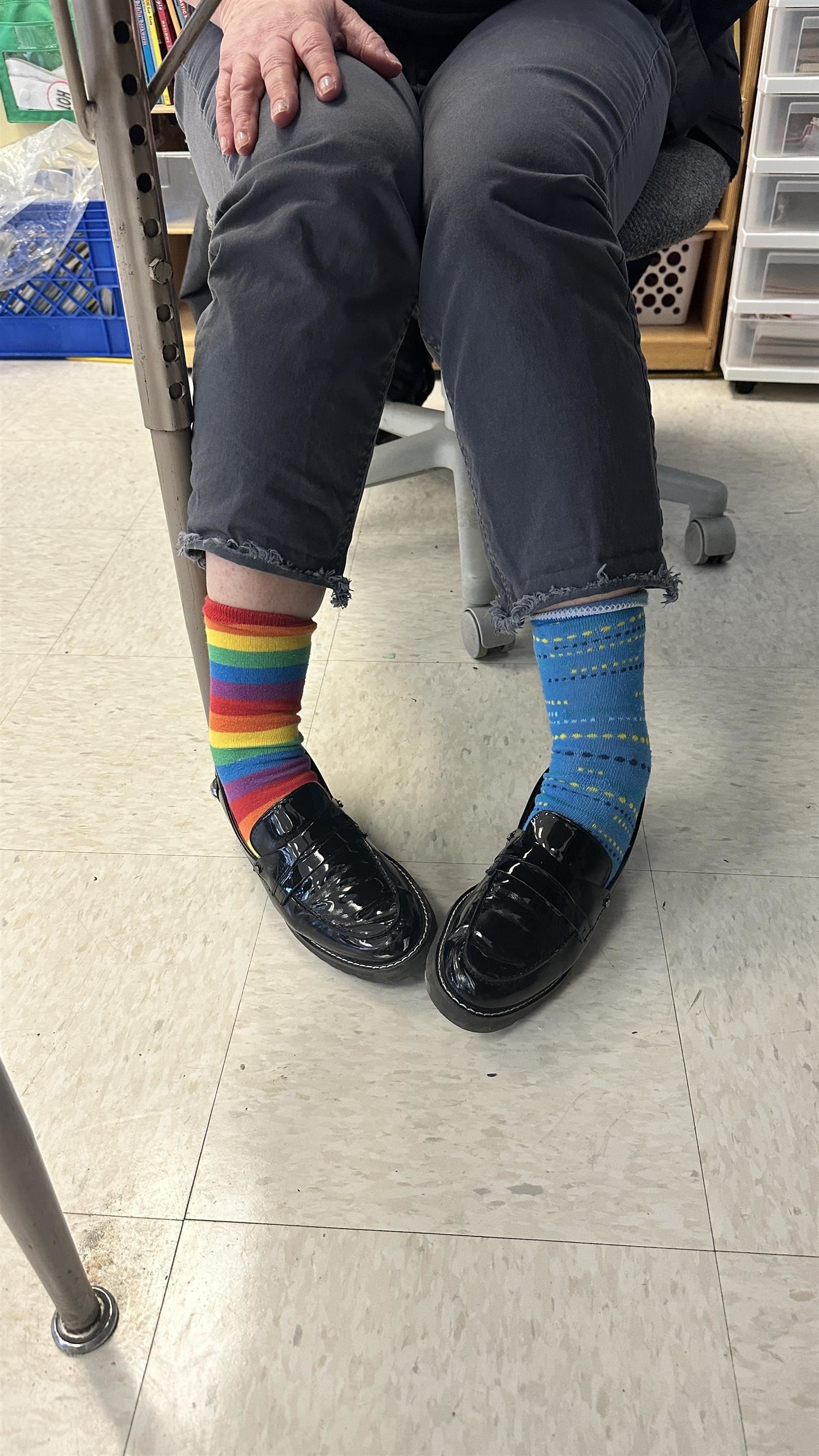 mismatched socks