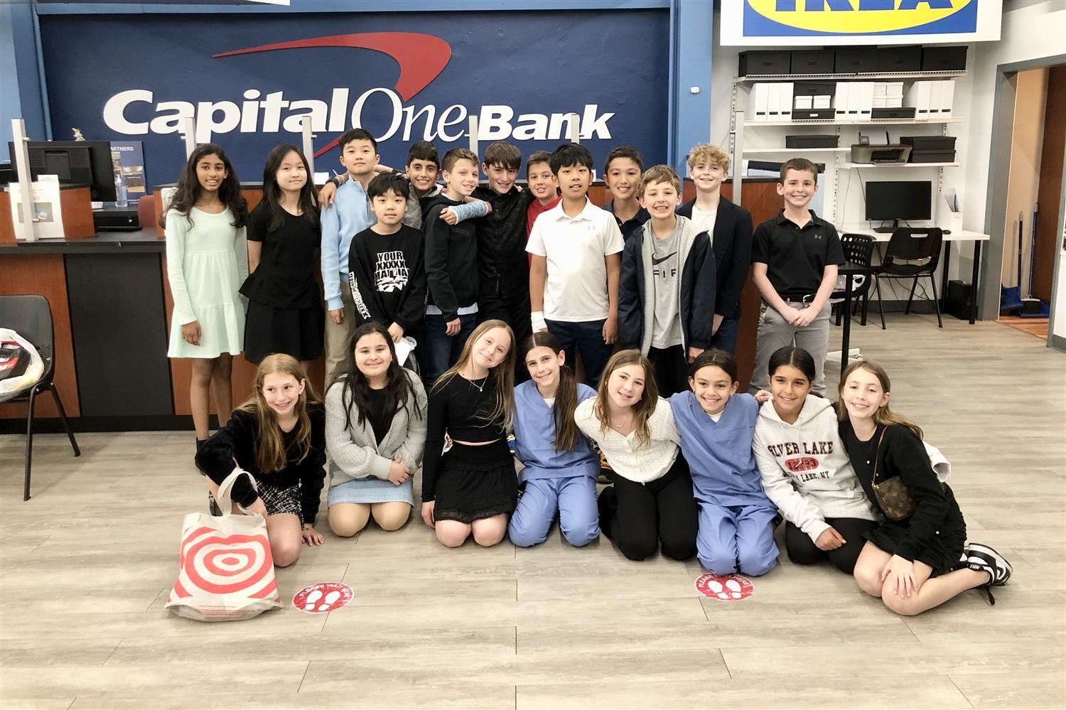   fifth graders at Harbor Hill 