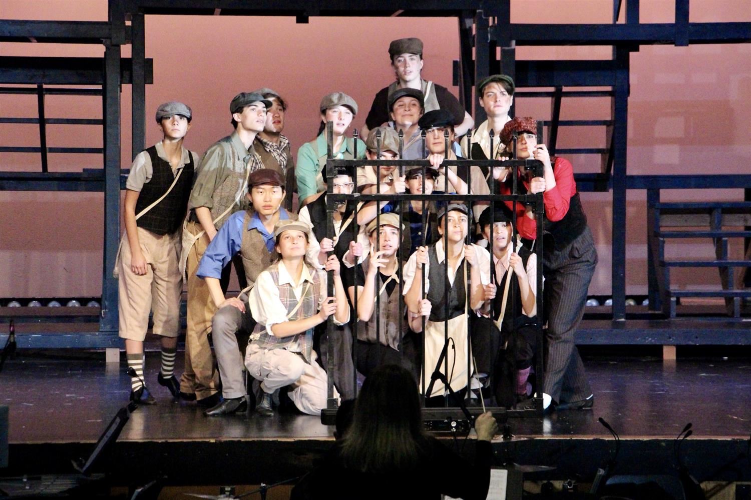  Newsies production still