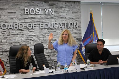 Meryl getting sworn in