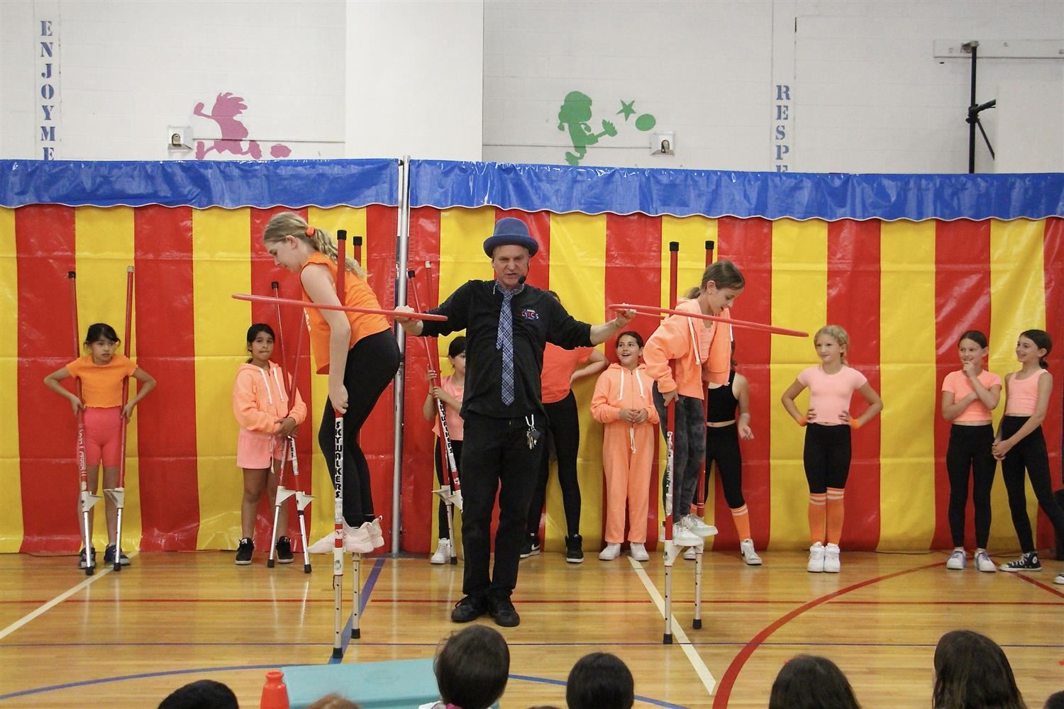  stilt walking at HH