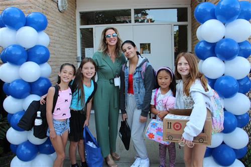 Allison with kids at EH 2024