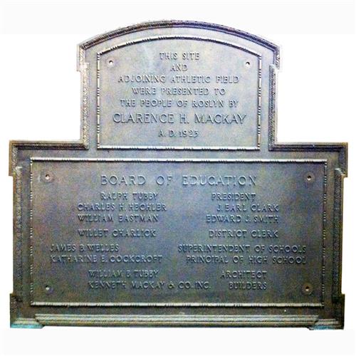 Plaque Commemorative 