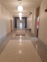 Heights School renovated hallway 