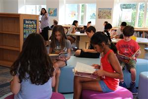 East Hills School Library after renovation 